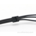 Cable de conector RCA OEM Polybag Polybag plateado Aceptación de aceptación